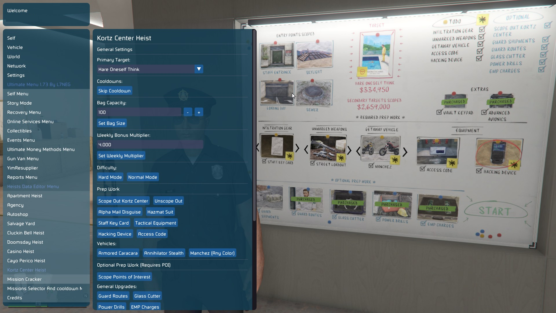 Ultimate Menu Preview